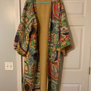 Handmade kantha kimono